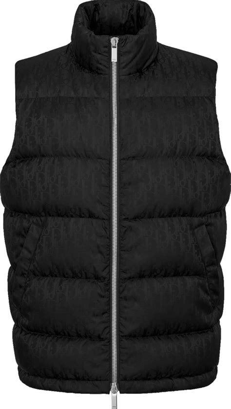 black dior vest|Dior puffer vest.